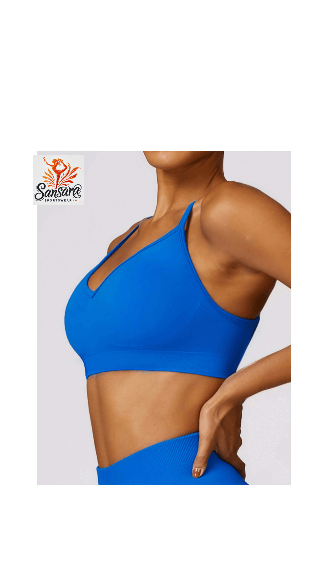Sansara sports bra - supports free movement and comfort, Flexible Sansara sports bra for unrestricted movement, Supportive Sansara sports bra for active wear, Comfortable and supportive Sansara sports bra, Sansara sports bra designed for freedom of moveme