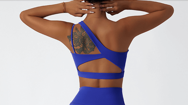 Sansara exotic sports bra - vibrant and supportive, Bold and stylish Sansara exotic sports bra, Comfortable Sansara exotic sports bra for active wear, Unique design Sansara exotic sports bra for freedom of movement, Eye-catching Sansara exotic sports bra