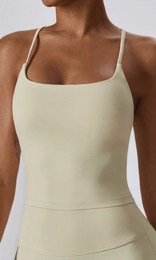 Sansara aesthetics tank tops with slim spaghetti strap